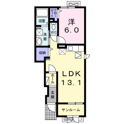 セレーノＤ 103【管理NO：1-019209601-01030】 ★家具家電は申し込み後に搬入します★ ★2026年08月下旬入居可能★の外観画像