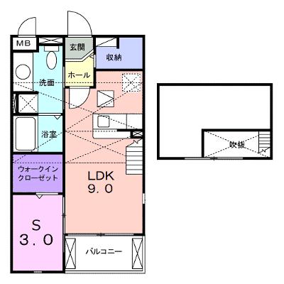 メゾン　ドゥ　ソレイユ 201【管理NO：1-015670401-02010】 ★家具家電は申し込み後に搬入します★の外観画像