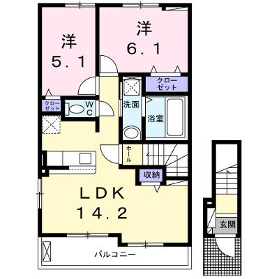 アマネセル 201【管理NO：1-026620201-02010】 ★家具家電は申し込み後に搬入します★ ★2026年08月下旬入居可能★の外観画像