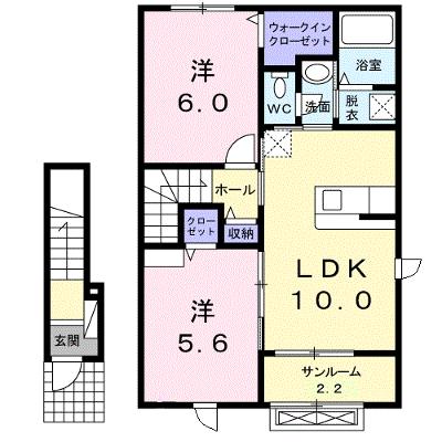 ソール・オリエンス 203【管理NO：1-020021301-02030】 ★家具家電は申し込み後に搬入します 2026年08月下旬入居可能の外観画像