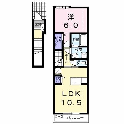 ココネリゾートⅢ 202【管理NO：1-021961101-02020】 ★家具家電は申し込み後に搬入します★の外観画像