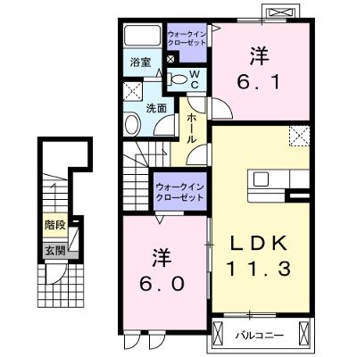 セジール・レーヴⅢＢ 202【管理NO：1-018042002-02020】 ★家具家電は申し込み後に搬入します 2026年10月中旬入居可能の外観画像