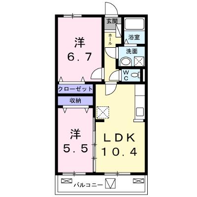オリュザＫ 302【管理NO：1-022944001-03020】 ★家具家電は申し込み後に搬入します 2026年09月中旬入居可能の外観画像