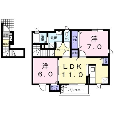 ウィンドガーデン 201【管理NO：1-016736101-02010】 ★家具家電は申し込み後に搬入します★ ★2026年08月下旬入居可能★の外観画像