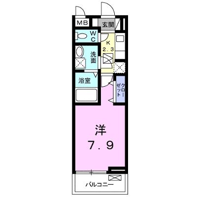 コモディ　モンテ 103【管理NO：1-023565001-01030】 ★家具家電は申し込み後に搬入します★ ★2026年12月中旬入居可能★の外観画像