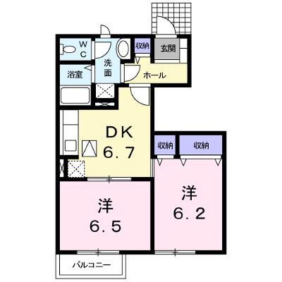 プルメリアＤ 103【管理NO：1-010631601-01030】 ★家具家電は申し込み後に搬入します★ ★2026年08月下旬入居可能★の外観画像