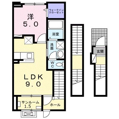 ラ・メゾンＳＨ 304【管理NO：1-026365301-03040】 ★家具家電は申し込み後に搬入します★ ★2026年09月上旬入居可能★の外観画像