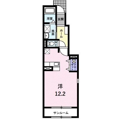 ガーデン　ハーモニーＢ 101【管理NO：1-016655302-01010】 ★家具家電は申し込み後に搬入します 2026年08月下旬入居可能の外観画像