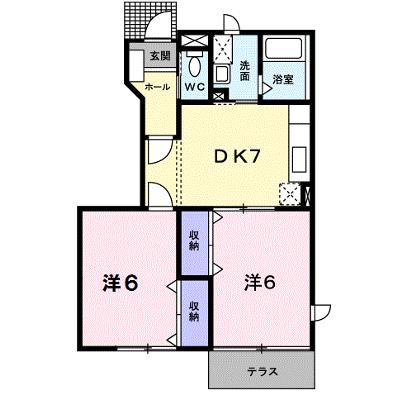 ル・クプル 101【管理NO：1-007919001-01010】 ★家具家電は申し込み後に搬入します 2026年08月下旬入居可能の外観画像