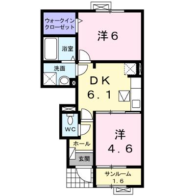 カリーノ　カーサⅡ 102【管理NO：1-020729901-01020】 ★家具家電は申し込み後に搬入します★ ★2026年08月下旬入居可能★の外観画像