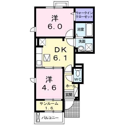 プラシ－ド　Ⅰ 101【管理NO：1-017216601-01010】 ★家具家電は申し込み後に搬入します★ ★2026年08月下旬入居可能★の外観画像