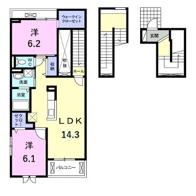 グランデ　イースト 303【管理NO：1-020439001-03030】 ★家具家電は申し込み後に搬入します★ ★2026年09月上旬入居可能★の外観画像