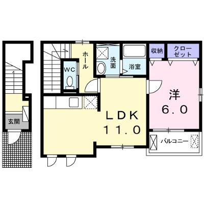 フランⅡ 202【管理NO：1-021831801-02020】 ★家具家電は申し込み後に搬入します 2026年08月下旬入居可能の外観画像