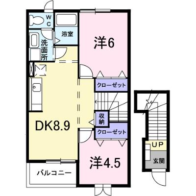 プラティーヌ 202【管理NO：1-012002501-02020】 ★家具家電は申し込み後に搬入します 2026年08月下旬入居可能の外観画像