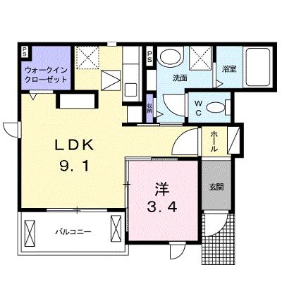 カルム 101【管理NO：1-021441001-01010】 ★家具家電は申し込み後に搬入します 2026年08月下旬入居可能の外観画像