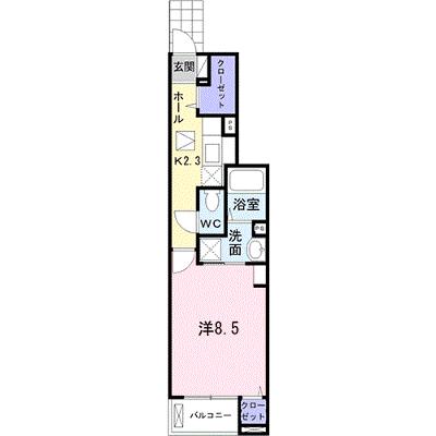 リリー・オブ・ザ・ヴァリー 103【管理NO：1-024842101-01030】 ★家具家電は申し込み後に搬入します 2026年09月上旬入居可能の外観画像