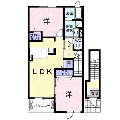 ボーリバージュＢ 203【管理NO：1-015049302-02030】 ★家具家電は申し込み後に搬入します 2026年08月下旬入居可能の外観画像