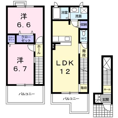 ピノ・モンテ 202【管理NO：1-015187501-02020】 ★家具家電は申し込み後に搬入します★ ★2026年08月下旬入居可能★の外観画像