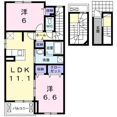 シャイニー 305【管理NO：1-021856401-03040】 ★家具家電は申し込み後に搬入します 2026年08月上旬入居可能の外観画像