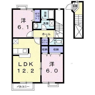 プラシード　Β 202【管理NO：1-011950802-02020】 ★家具家電は申し込み後に搬入します 2026年09月中旬入居可能の外観画像