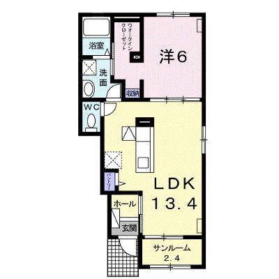エスペランサ　Ｍ　Ⅰ 105【管理NO：1-023509601-01040】 ★家具家電は申し込み後に搬入します 2026年07月下旬入居可能の外観画像