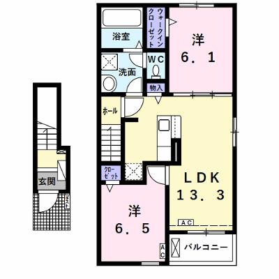 トリエステ　Ｂ 206【管理NO：1-027497601-02050】 ★家具家電は申し込み後に搬入します 2026年08月下旬入居可能の外観画像