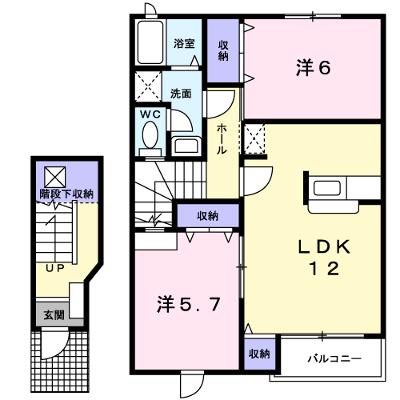 グランディール 202【管理NO：1-011585701-02020】 ★家具家電は申し込み後に搬入します 2026年08月下旬入居可能の外観画像