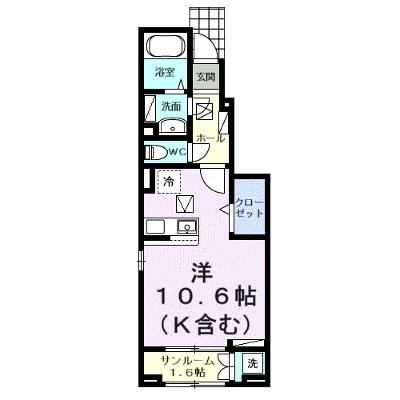Ｔ．ｍ　Ⅱ 102【管理NO：1-026594501-01020】 ★家具家電は申し込み後に搬入します★ ★2026年08月下旬入居可能★の外観画像