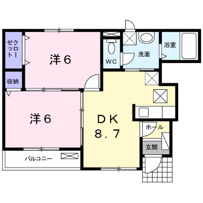 ラネージュⅢ番館 104【管理NO：1-016136301-01040】 ★家具家電は申し込み後に搬入します 2026年07月下旬入居可能の外観画像