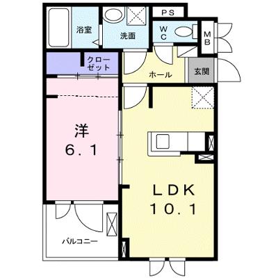 バンブーフォレストＡ 301【管理NO：1-024778001-03010】 ★家具家電は申し込み後に搬入します 2026年08月上旬入居可能の外観画像