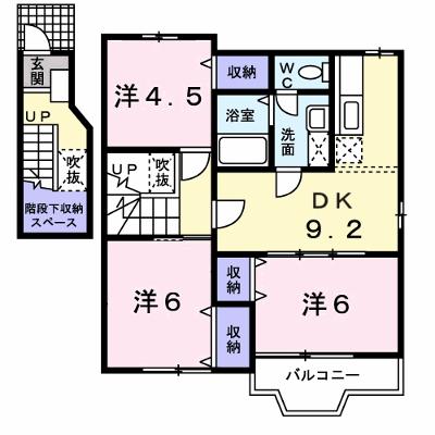 サンセールⅢ 201【管理NO：1-010283601-02010】 ★家具家電は申し込み後に搬入します 2026年08月下旬入居可能の外観画像