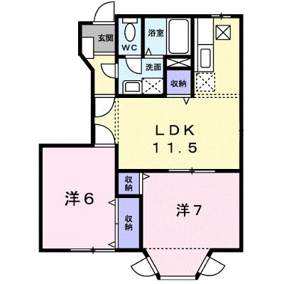 メイプルコートΙ 102【管理NO：1-007324401-01020】 ★家具家電は申し込み後に搬入します★ ★2026年08月中旬入居可能★の外観画像