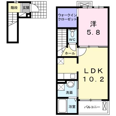 ベルアルシオン 201【管理NO：1-019093701-02010】 ★家具家電は申し込み後に搬入します★ ★2026年09月下旬入居可能★の外観画像