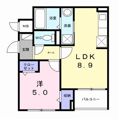 エアリーⅤ 305【管理NO：1-027981601-03040】 ★家具家電は申し込み後に搬入します 2026年09月上旬入居可能の外観画像