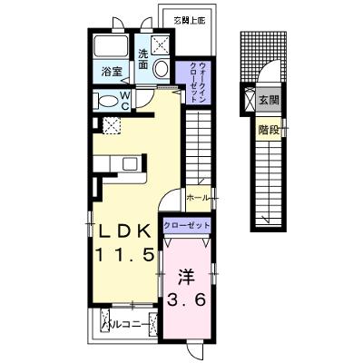 バ－ミィ・ハウスＳⅠ 201【管理NO：1-018716101-02010】 ★家具家電は申し込み後に搬入します 2026年08月下旬入居可能の外観画像