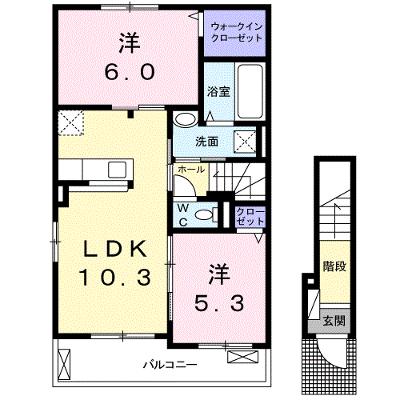 ジェルメ　アローＡ 201【管理NO：1-023707501-02010】 ★家具家電は申し込み後に搬入します★の外観画像