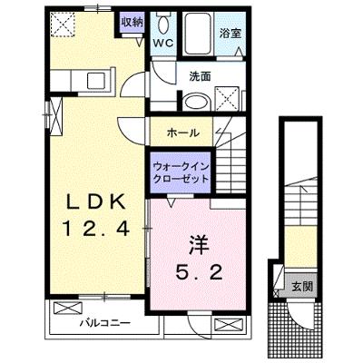 ハイツ　ＨＡＹＡＳＨＩ　２ 201【管理NO：1-027525001-02010】 ★家具家電は申し込み後に搬入します★の外観画像