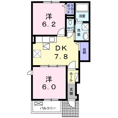 ルークス　勇峰Ｄ 101【管理NO：1-017502501-01010】 ★家具家電は申し込み後に搬入します 2026年08月下旬入居可能の外観画像