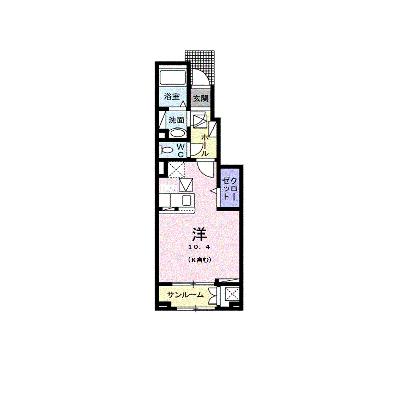 クラール泉池Ａ 103【管理NO：1-024813101-01030】 ★家具家電は申し込み後に搬入します★の外観画像