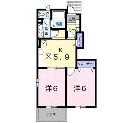 ソレイユＮ　Ｂ 103【管理NO：1-012475002-01030】 ★家具家電は申し込み後に搬入します★ ★2026年09月中旬入居可能★の外観画像