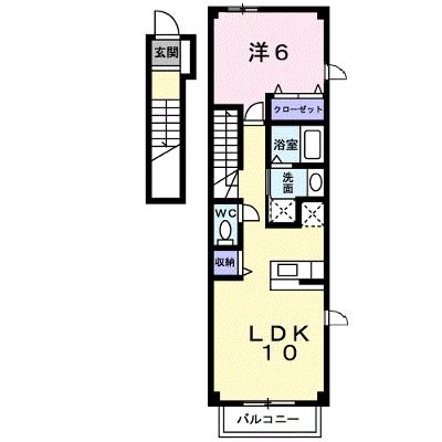 グリーンヒルうぐいすＢ 201【管理NO：1-012085602-02010】 ★家具家電は申し込み後に搬入します★の外観画像