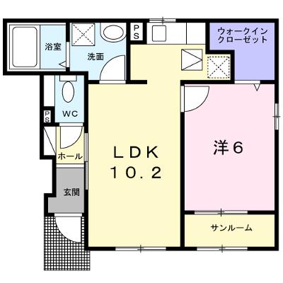 ステラ東出雲　Ⅱ 104【管理NO：1-026643602-01040】 ★家具家電は申し込み後に搬入します★の外観画像