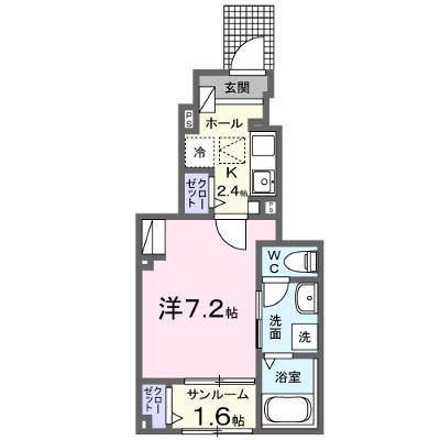 くら・ぷりや 102【管理NO：1-026638401-01020】 ★家具家電は申し込み後に搬入します★の外観画像