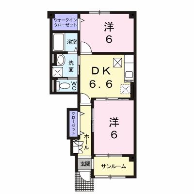 グランソレイユＡ 105【管理NO：1-014039301-01040】 ★家具家電は申し込み後に搬入します 2026年09月上旬入居可能の外観画像