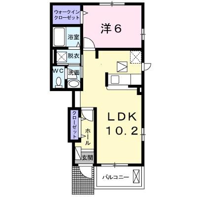 サニ－ユニゾン　Ｃ 102【管理NO：1-023767601-01020】 ★家具家電は申し込み後に搬入します★の外観画像
