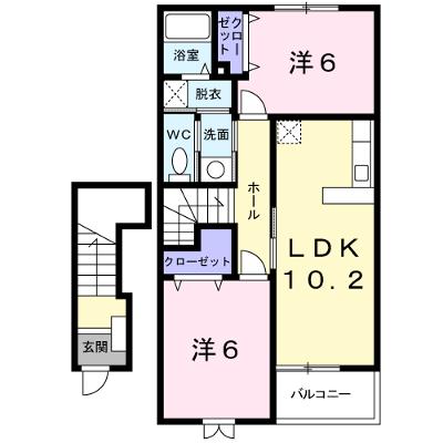 コア　みのりＢ 202【管理NO：1-014323802-02020】 ★家具家電は申し込み後に搬入します 2026年08月下旬入居可能の外観画像