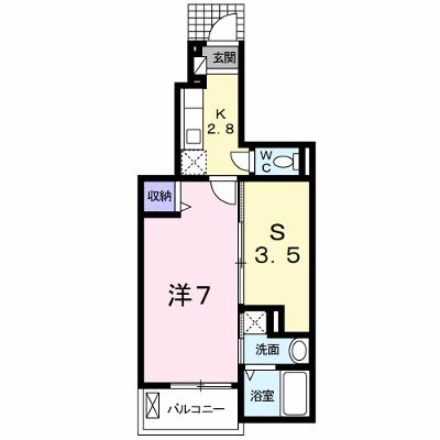 ラインハイム足立山Ｄ 102【管理NO：1-016872104-01020】 ★家具家電は申し込み後に搬入します★ ★2026年10月中旬入居可能★の外観画像