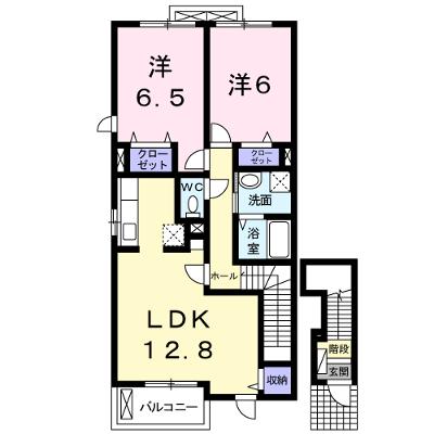 メゾン・ド・タカダⅢ 201【管理NO：1-015597101-02010】 ★家具家電は申し込み後に搬入します★の外観画像