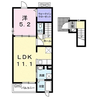 レジデンス祝吉　Ⅰ 205【管理NO：1-022055501-02050】 ★家具家電は申し込み後に搬入します 2026年07月下旬入居可能の外観画像