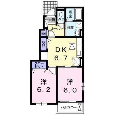 ノースパークＢ 101【管理NO：1-021544702-01010】 ★家具家電は申し込み後に搬入します★ ★2026年08月中旬入居可能★の外観画像